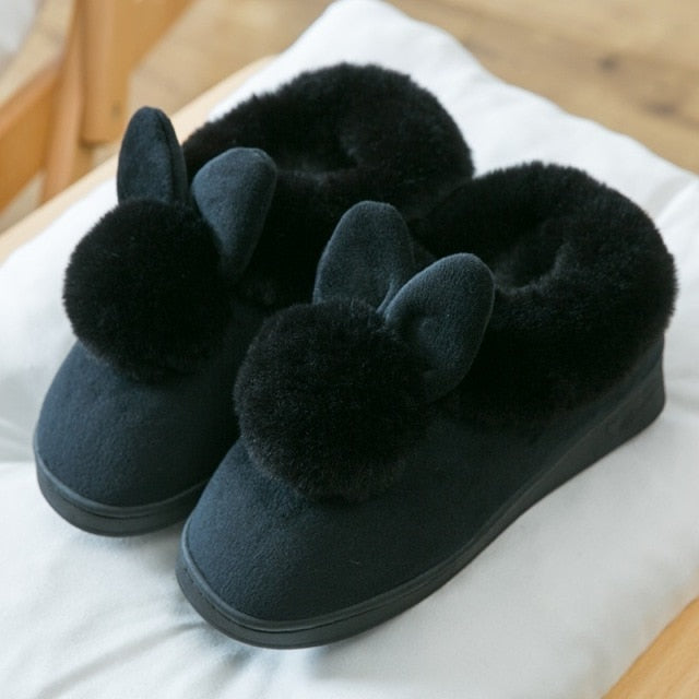 Double Comfy Bunny Slippers