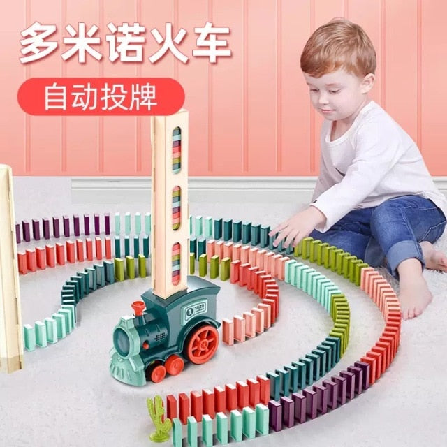 Domino Train Blocks Set