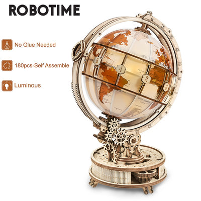 Luminous 3D Puzzle Globe