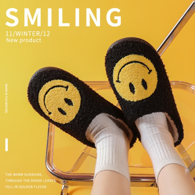 Smiley Face Slippers