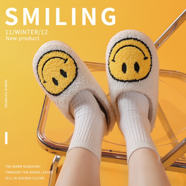 Smiley Face Slippers